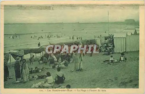 Ansichtskarte AK La baule sur Mer La plage a l'heure du bain