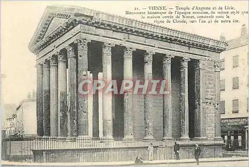 Cartes postales Vienne Temple d'August et de Livie