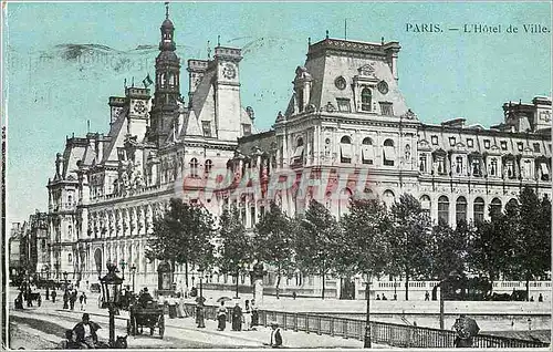 Cartes postales Paris l'Hotel de ville