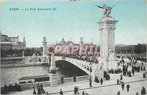 Cartes postales Paris Le Pont Alexandre III