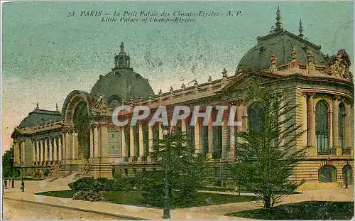 Cartes postales Paris le petit Palais des Champs Elysees