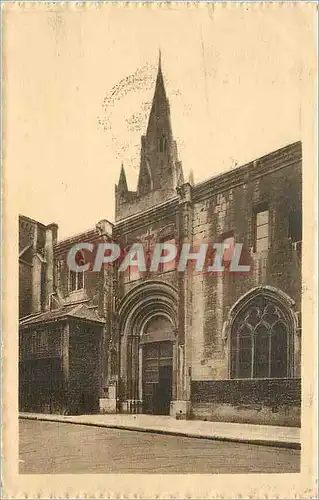 Cartes postales Le Vieux grenoble Eglise Saint Andre Clocher du XIII e siecle fcade en partie u Xve siecle