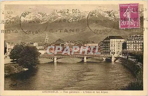 Cartes postales Grenoble le Mont Rachais et les rt de la Bastille et Robot