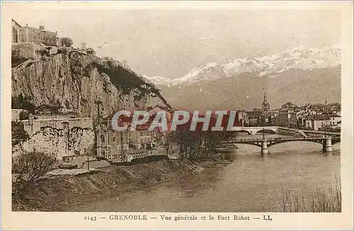 Ansichtskarte AK Grenoble Vue generle et le Fort Rabot