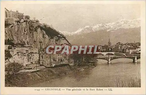 Cartes postales Grenoble Vue generle et le Fort Rabot