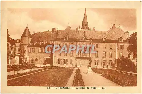 Cartes postales Grenoble l'hotel de ville