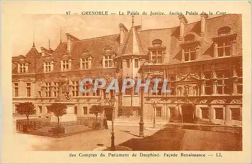 Ansichtskarte AK Grenoble le palais de justice Ancien palais de la cour des comptes