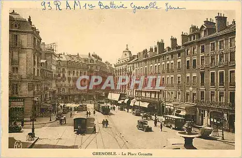 Cartes postales Grenoble la place Grenette
