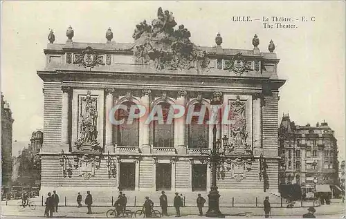 Cartes postales Lille le theatre