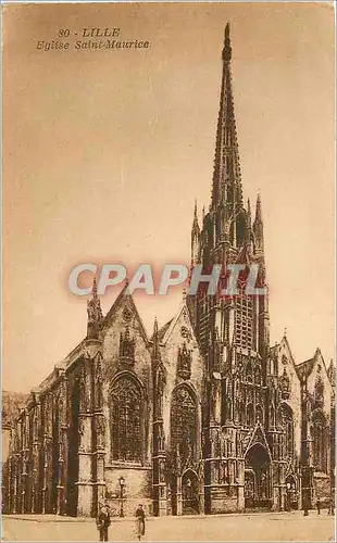 Cartes postales Lille Eglise Saint-Maurice