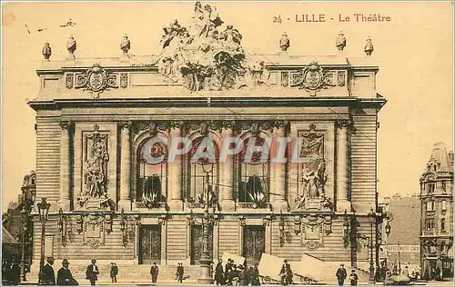 Cartes postales Lille - le theatre
