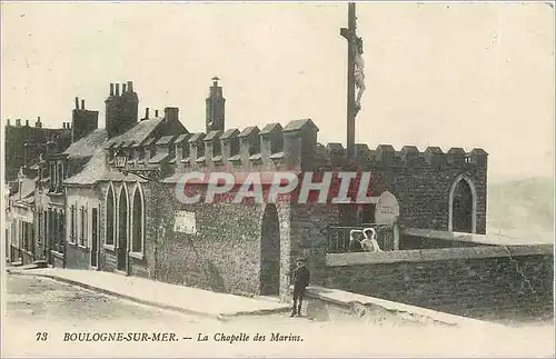 Ansichtskarte AK Boulogne-sur-Mer la chapelle des marins