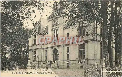 Cartes postales L'Isle-Adam Hotel de ville