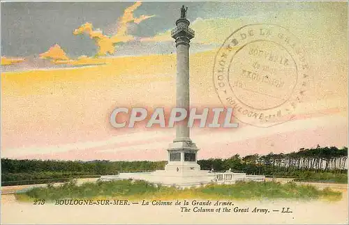 Ansichtskarte AK Boulogne-sur-Mer La colonne de la grande armee