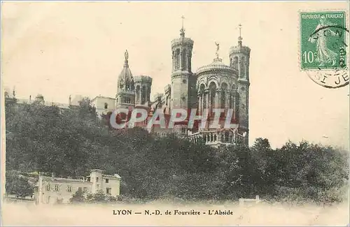 Cartes postales Lyon N-D de Fourviere - l'Abside