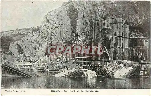 Cartes postales Dinant - le pont et la cathedrale