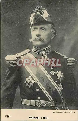 Cartes postales General Foch Medailles