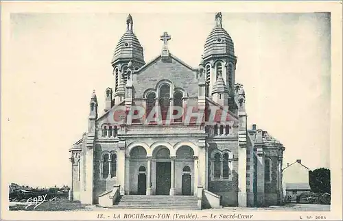 Cartes postales la ROCHE SUR Yon Vendee le sacre coeur