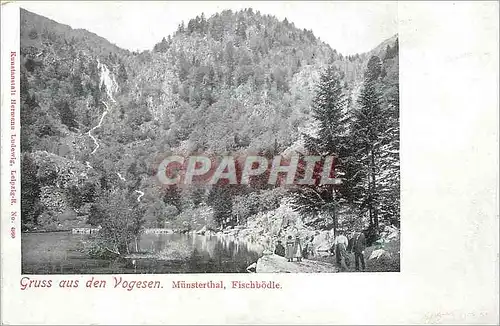 Cartes postales Gruss us den vogesen Munsterthal Fischbodle