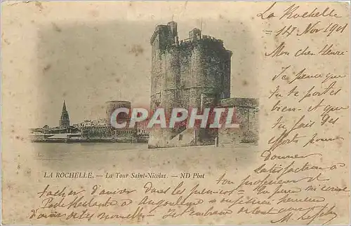 Cartes postales La rochelle La tour Saint Nicolas ND