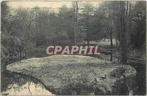 Cartes postales bagatelle L'ile Paris