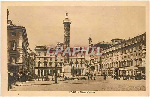 Cartes postales Roma Plazza Colonna