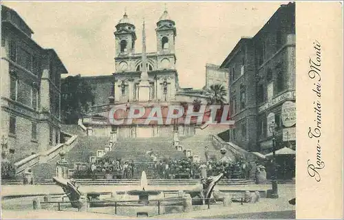 Ansichtskarte AK Roma Trinite dei Monti