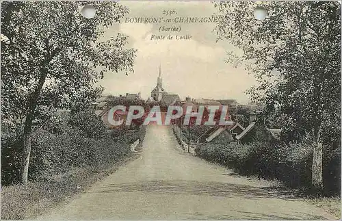 Ansichtskarte AK Domfront en Champagne Sarthe Fnte de Conlie