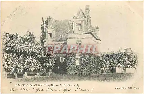 Ansichtskarte AK Palais de fontainebleau le pavillon Sully