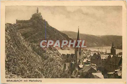 Cartes postales Braubach mit Marksbburg