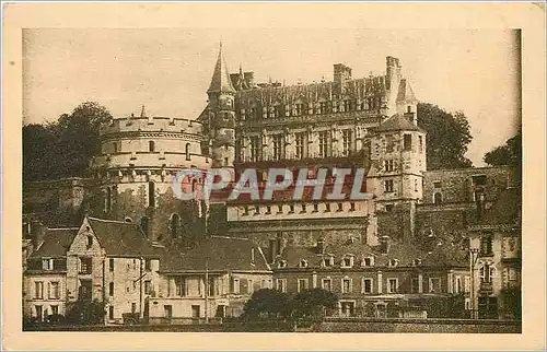 Cartes postales amboise IetL le Chateau Mon hiat Xve s Habite par Louis XI et Louis XII