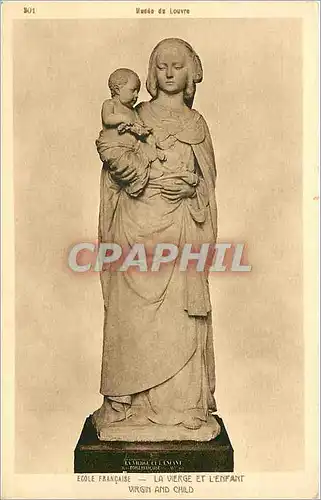 Ansichtskarte AK Ecole Francise l vierge et l'Enfant virgin and child