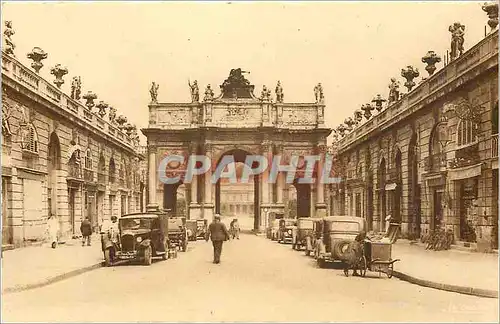 Ansichtskarte AK Nancy L'arc de triomphe rue here vue prise e la place Stanslas