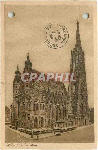 Cartes postales Wien Stefanisdom