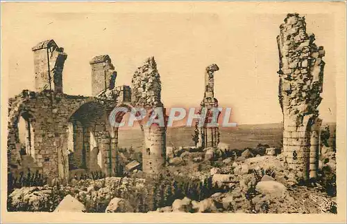 Cartes postales Montfaucon les ruines de l'Eglise