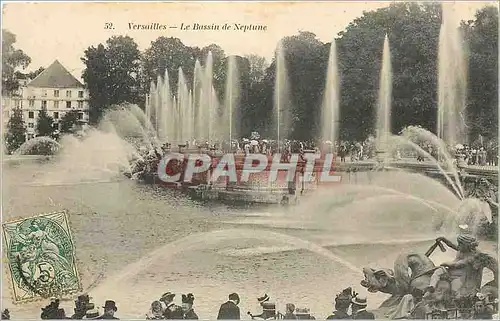 Cartes postales Versailles Le bassin de Neptune