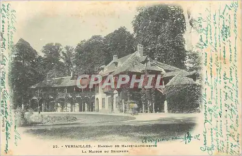 Cartes postales Versailles Hameau e Marie Atoinette La maisn du Seigneur
