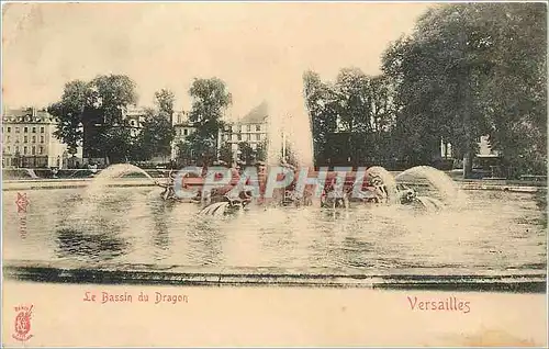 Cartes postales Versailles le bassin du dragon