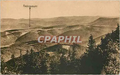 Cartes postales Donon Alt 1008m vue prise du usee sur la haute Vllee de la Bruche