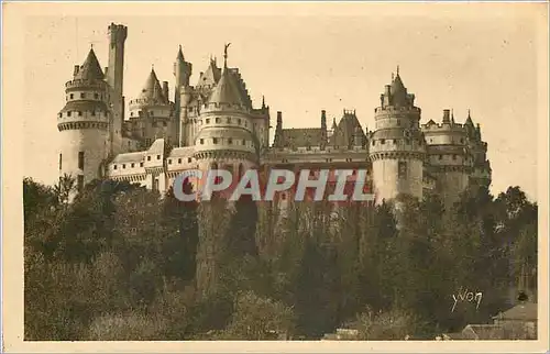 Cartes postales La douce france chateau de Pierrefonds Oise Cote Est