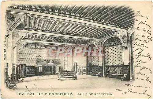 Cartes postales La douce france chateau de Pierrefonds Salle de reception