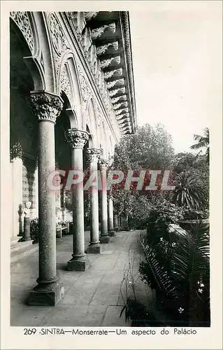 Ansichtskarte AK Sintra Monserrle Um aspecto do palacio