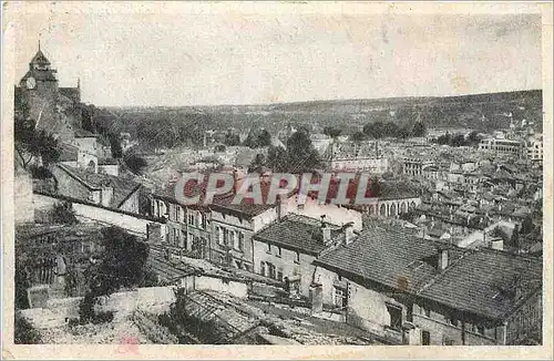Cartes postales bar luc Meuse Tour de l'orloge et Panoraa de la Ville Basse
