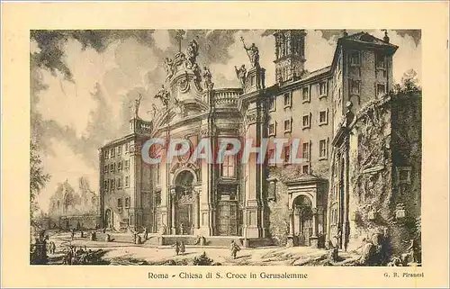 Cartes postales Roma ciesa d S Crose in gerusalemme