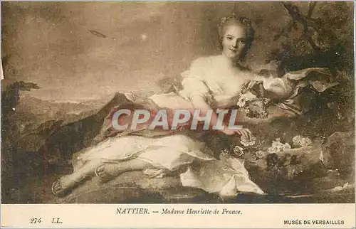 Ansichtskarte AK Nattier Madame Henriette de France Musee de Versailles