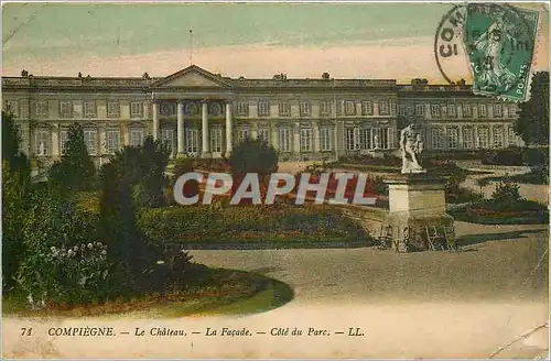 Ansichtskarte AK Compiegne le Chateau la fa�ade cote Parc LL