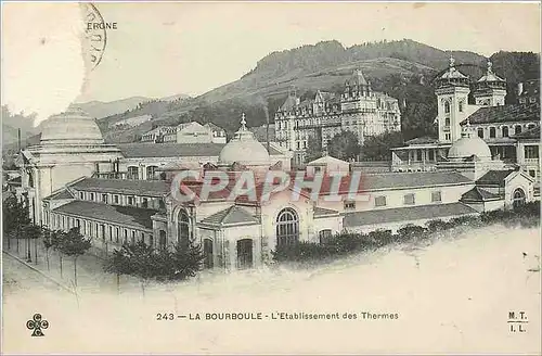 Cartes postales La bourboule l'Etablissement des Thermes