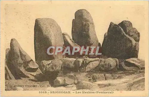 Cartes postales Brignogan Les Menhirs Pontnaval