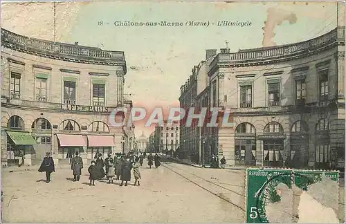 Cartes postales Chalons sur Marne L'hemicycle