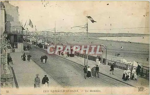 Cartes postales Les Sables d'Olonne Le remblai